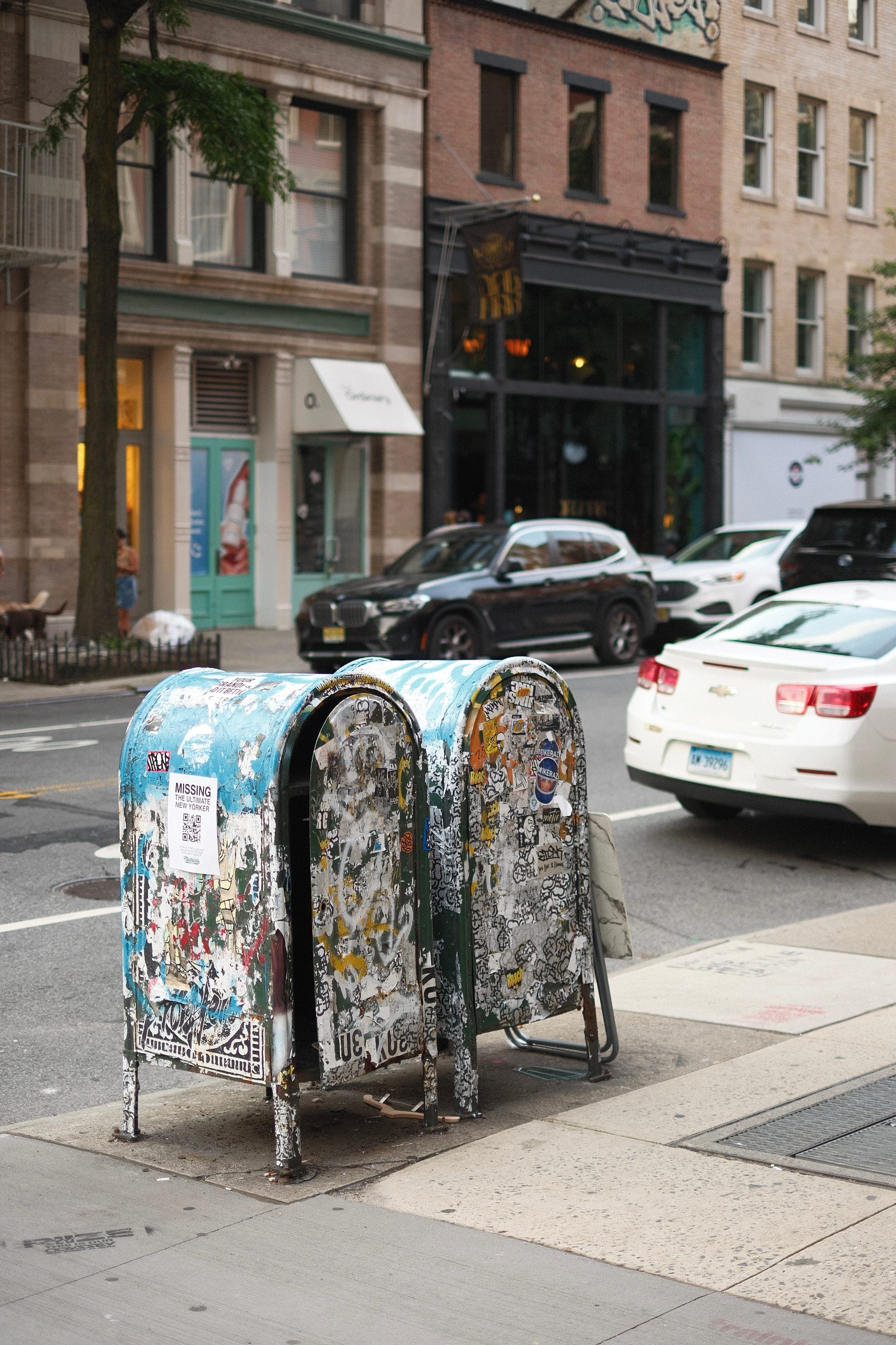 Well-lived street furniture