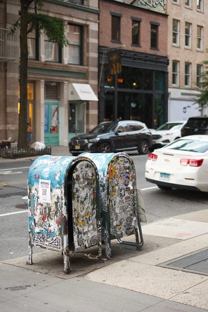 Well-lived street furniture
